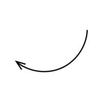 Collection different types of arrows sign. vector
