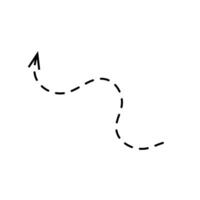 Collection different types of arrows sign. vector