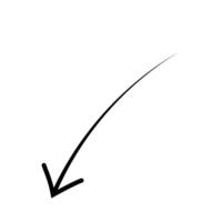 Collection different types of arrows sign. vector