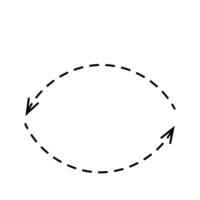 Collection different types of arrows sign. vector