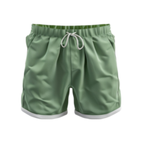 Men Swim Shorts Quick Dry Summer Pocket Elastic Waist Basic Shorts Pant 3XL Swimwear Running Jogging Trunks Beach Board Shorts on transparent Background Generative-AI png