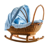 Bassinet on transparent Background Generative-AI png