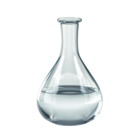 Beaker Glass Laboratory Science on transparent Background Generative-AI png