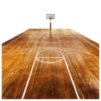Dunk into Action Basketball on transparent Background Generative-AI png