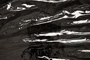 transparent plastic film wrap overlay texture background photo