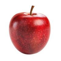Fresh Red Apple fruit isolated on transparent Background Generative-AI png