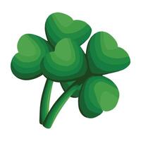clover st patrick's day elements illustration vector
