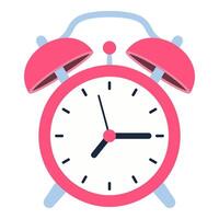 Alarm clock, clock. illustration on white background vector