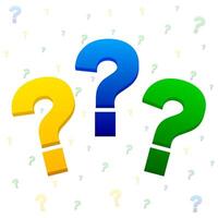 question mark. Problem solving sign. illustration vector