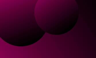 abstract circle background, pink and black gradient color vector