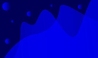 abstract blue background, gradient circle and curved vector