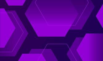 abstract purple hexagon background vector