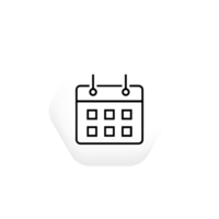 Deadline, timetable, schedule, meeting, appointment outline icon png