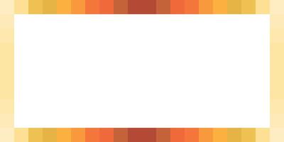Colorful mosaic frame on white background graphic illustration. Minimal geometric pattern vivid gradients rectangle border. vector