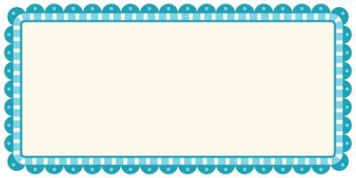 Abstract geometric elements decoration on rectangle frame isolated graphic illustration. vector