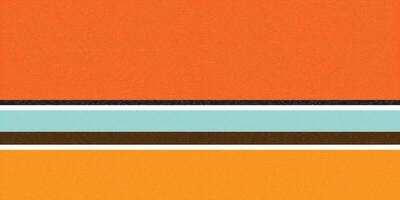 Abstract colorful strips retro style rough texture horizontal background graphic illustration have blank space. vector