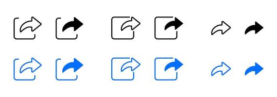 Link icon. Leave page symbol. Sign app arrow button. New page web pictogram. vector