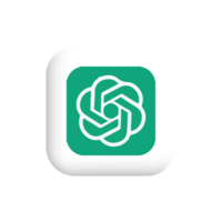 ChatGPT logo, AI chatbot by OpenAI, ChatGPT illustration png