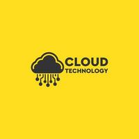 Cloud Technology logo, global, storage, cloud computing, bandwidth, website, corporate, download, upload, creative, tech, data, information, modern, transfer, cloud, service, marketing, technology vector