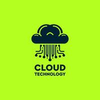 Cloud Technology logo, global, storage, cloud computing, bandwidth, website, corporate, download, upload, creative, tech, data, information, modern, transfer, cloud, service, marketing, technology vector