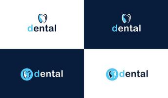 Dental business logo use in presentation for company or clinic. dental health concept. medical health and dentistry concept. design. vector