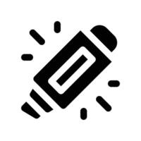 marker icon. glyph icon for your website, mobile, presentation, and logo design. vector