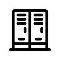 locker icon. line icon for your website, mobile, presentation, and logo design. vector