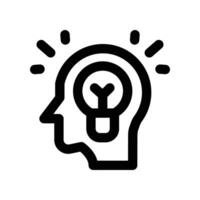 philosophy icon. line icon for your website, mobile, presentation, and logo design. vector