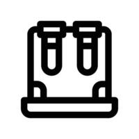 test tube icon. line icon for your website, mobile, presentation, and logo design. vector