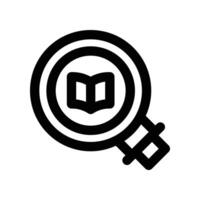 search icon. line icon for your website, mobile, presentation, and logo design. vector