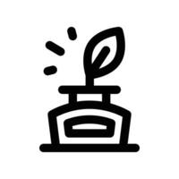 inkwell icon. line icon for your website, mobile, presentation, and logo design. vector