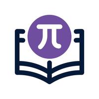 mathematical icon. dual tone icon for your website, mobile, presentation, and logo design. vector