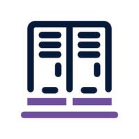 locker icon. dual tone icon for your website, mobile, presentation, and logo design. vector