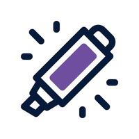marker icon. dual tone icon for your website, mobile, presentation, and logo design. vector