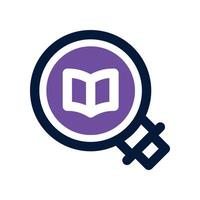 search icon. dual tone icon for your website, mobile, presentation, and logo design. vector