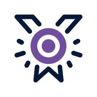 medal icon. dual tone icon for your website, mobile, presentation, and logo design. vector