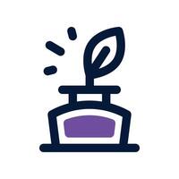 inkwell icon. dual tone icon for your website, mobile, presentation, and logo design. vector