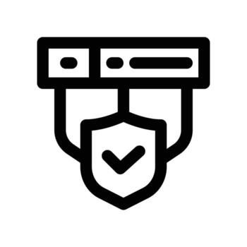 database icon. line icon for your website, mobile, presentation, and logo design. vector