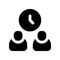 collaboration icon. glyph icon for your website, mobile, presentation, and logo design. vector