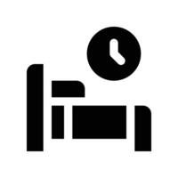 rest time icon. glyph icon for your website, mobile, presentation, and logo design. vector
