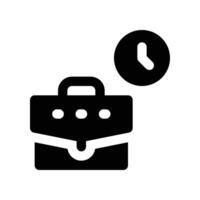 business schedule icon. glyph icon for your website, mobile, presentation, and logo design. vector