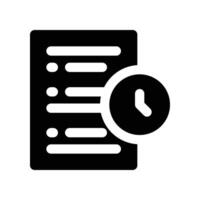 task icon. glyph icon for your website, mobile, presentation, and logo design. vector
