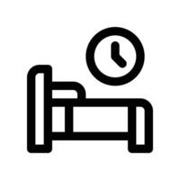 rest time icon. line icon for your website, mobile, presentation, and logo design. vector