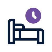rest time icon. dual tone icon for your website, mobile, presentation, and logo design. vector