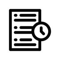 task icon. line icon for your website, mobile, presentation, and logo design. vector