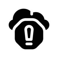 access denied icon. glyph icon for your website, mobile, presentation, and logo design. vector