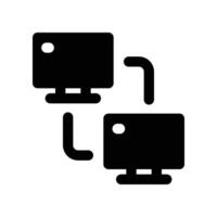network icon. glyph icon for your website, mobile, presentation, and logo design. vector