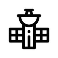 satellite icon. line icon for your website, mobile, presentation, and logo design. vector