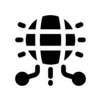 internet icon. glyph icon for your website, mobile, presentation, and logo design. vector