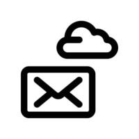 email icon. line icon for your website, mobile, presentation, and logo design. vector